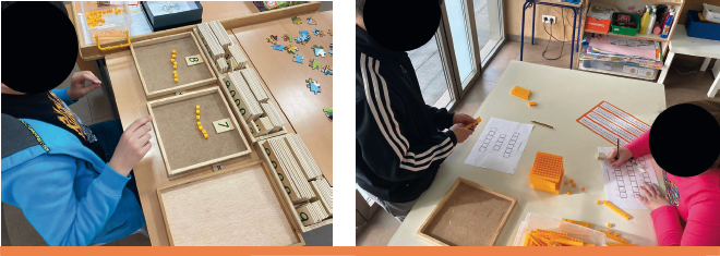 Imagen 14: Estación de los números. Resolvemos el enigma, Imagen 15: Estación de los números. Sumas