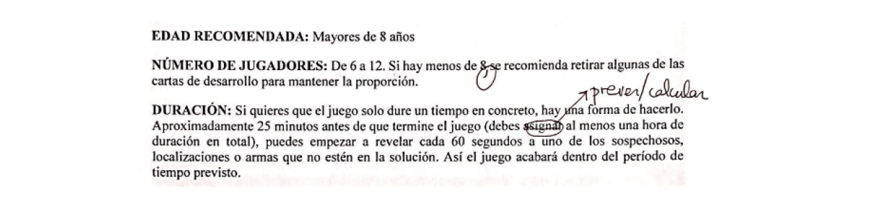Figura 2. Retroalimentación aportada por D14 (traducción general inglés-español)