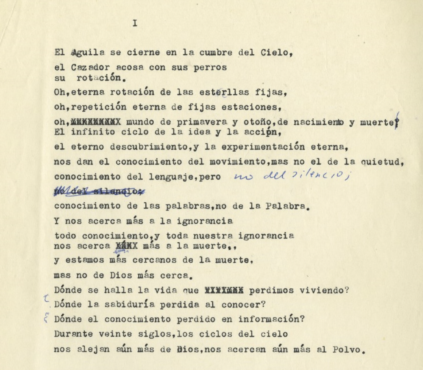 Figure 1. Part of the facsimile from document CR20/011. Archivo Fundación Jorge Guillén. Fondo documental de Claudio Rodríguez
