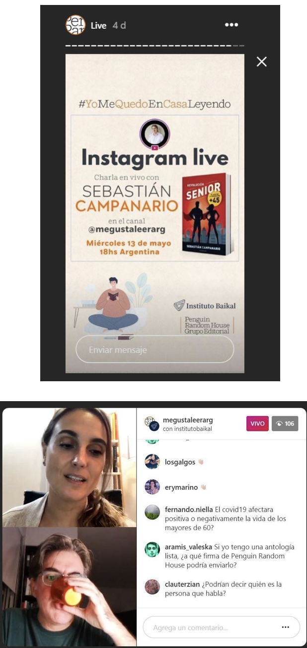 Imágenes 2 y 3. Fuente: capturas de pantalla, 13 de
mayo de 2020.