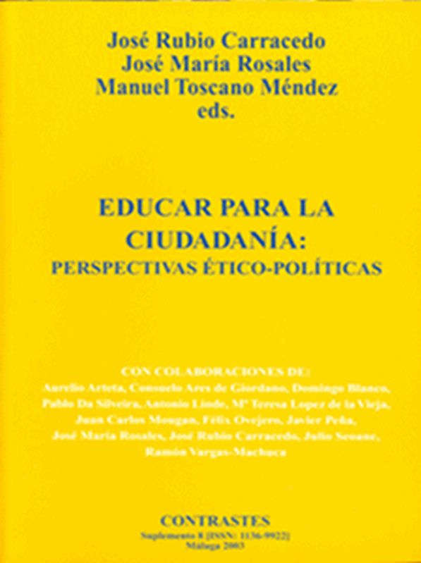 					View Suplemento VIII (2003) "Educar para la ciudadanía: perspectivas ético-políticas"
				