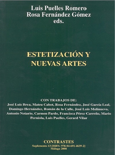 					View Suplemento  XIII (2008) "Estetización y Nuevas artes"
				