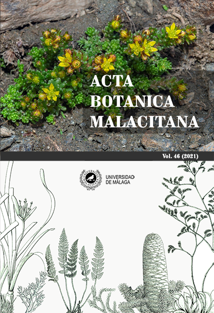 Acta Botanica Malacitana. Portada Volumen 46. Año 2021