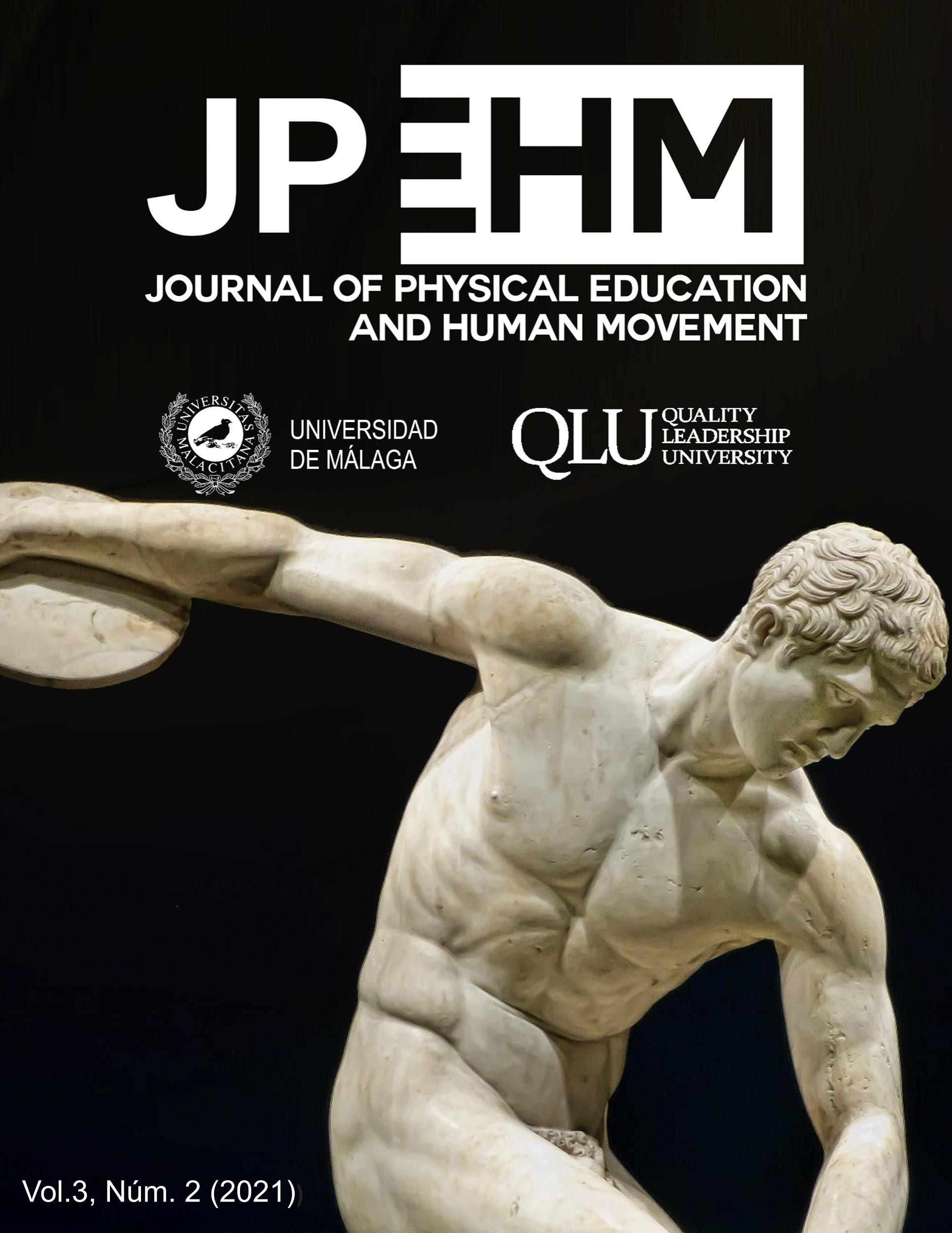 					Ver Vol. 3 Núm. 2 (2021): Journal of physical education and human movement
				