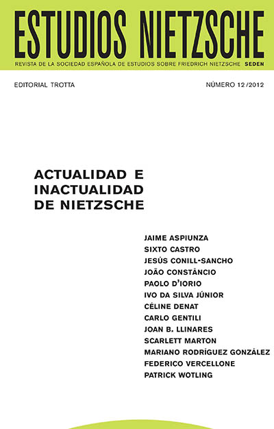 					View No. 12 (2012): Timeless and Untimeliness of Nietzsche
				