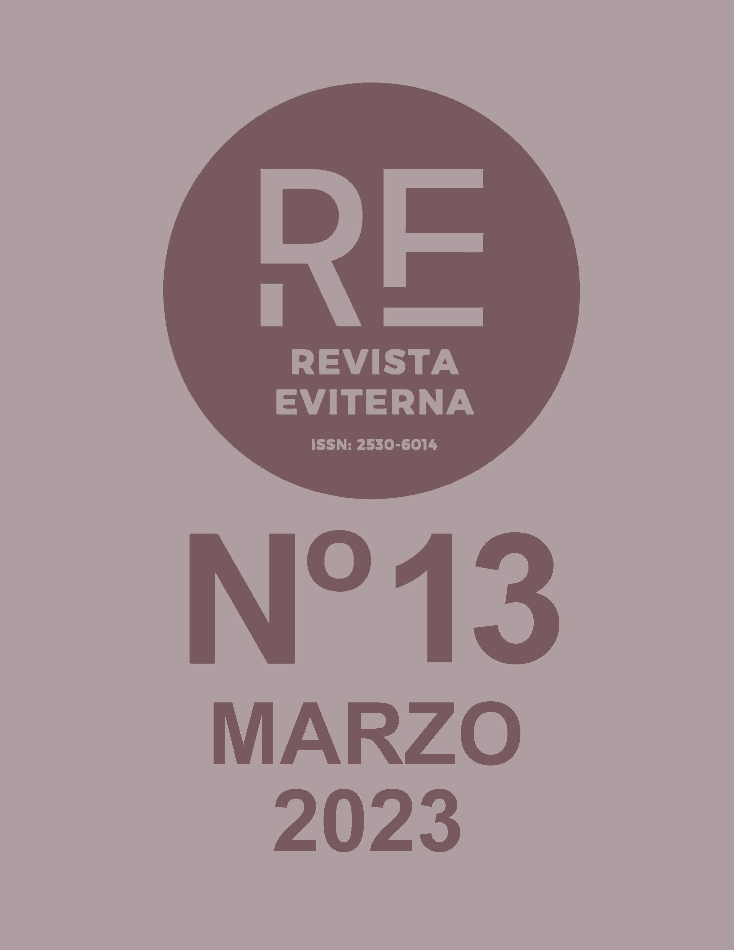 					View No. 13 (2023): Revista Eviterna nº 13, march 2023
				